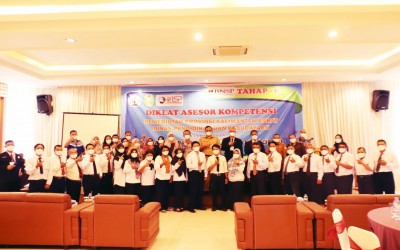 DIKLAT ASESOR KOMPETENSI ANGKATAN KE-6 OLEH LSP-P1 SMK N 4 PONTIANAK 2021